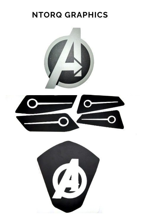 Ntorq Avengers Edition Taillight and Indicator| Ntorq Super Squad Graphics
